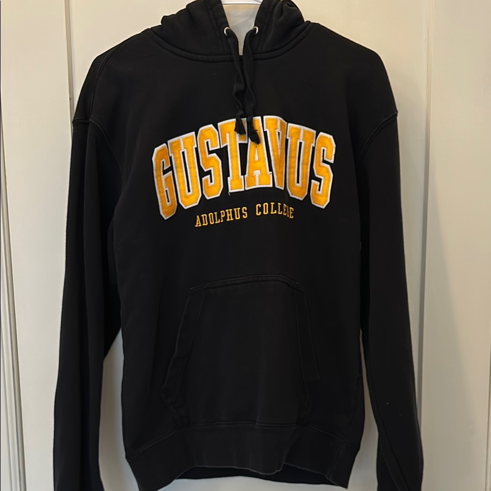 Gustavus Adolphus College black hoodie like new